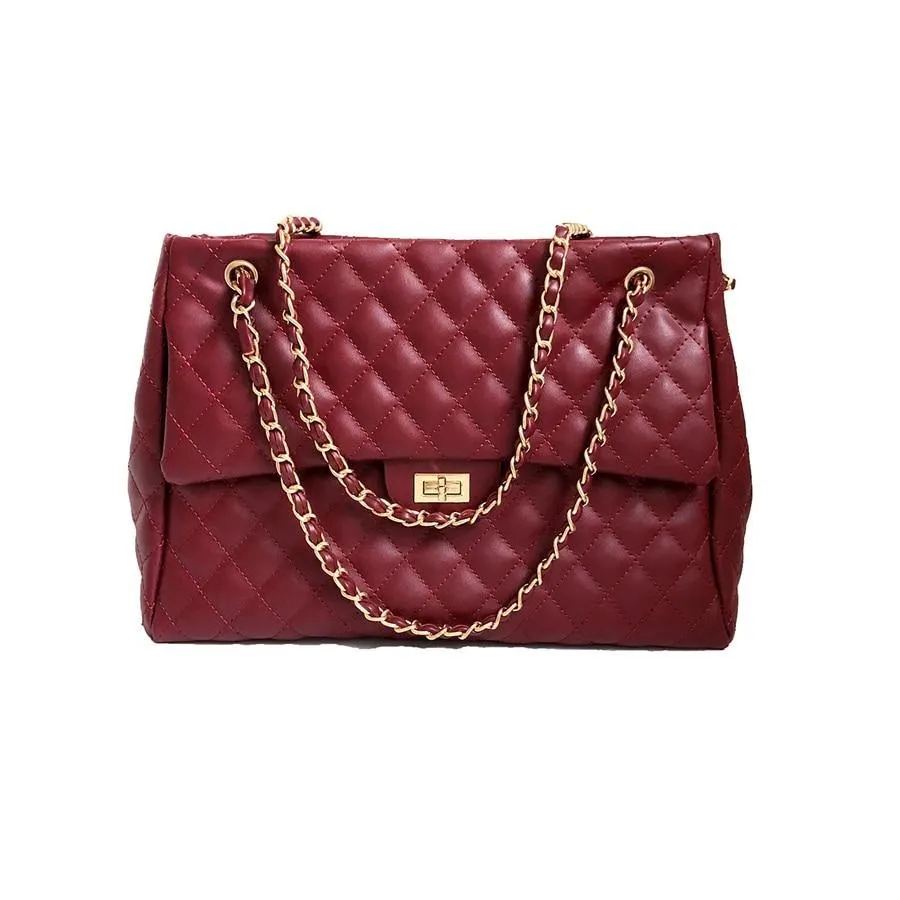 Women's PU Leather Large Shoulder Bag