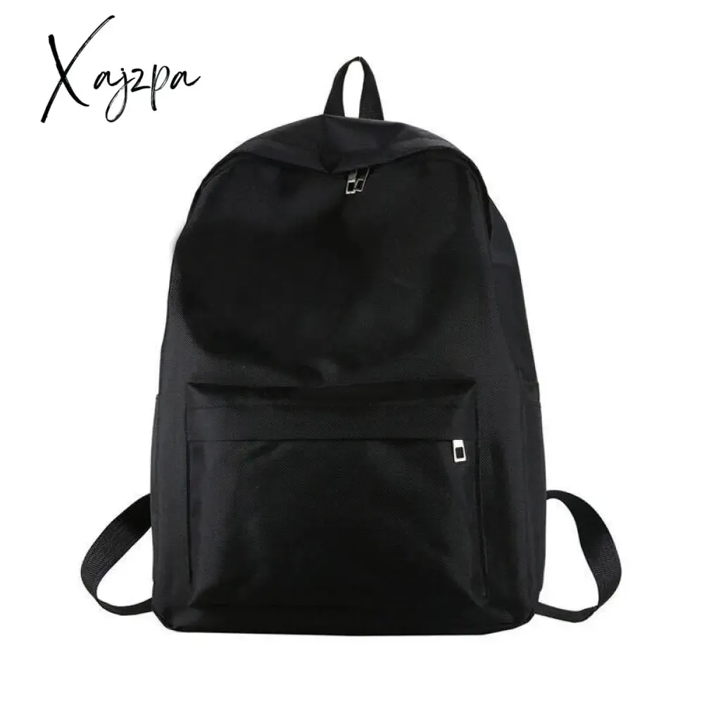 Xajzpa - Cute Schoolbag Female Junior High School Student Korean Version Harajuku Ulzzang College Backpack Versatile Japanese Backpack